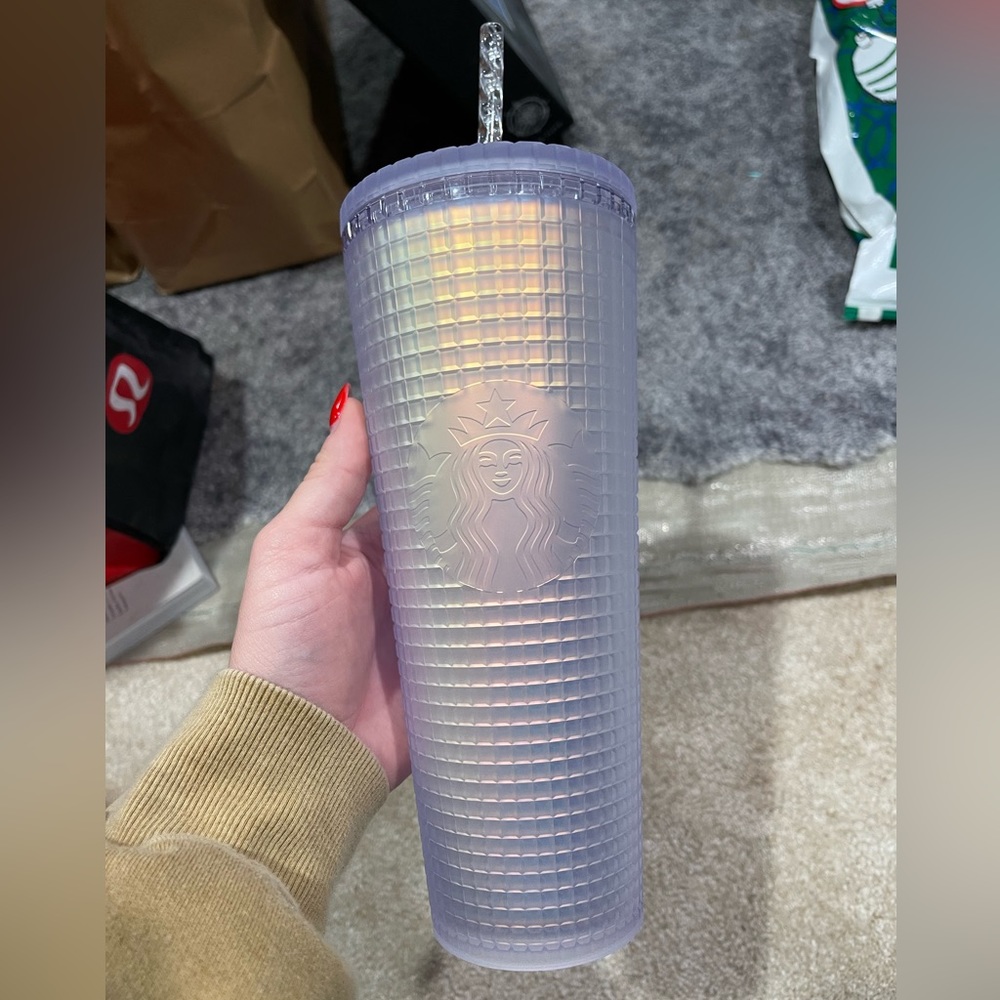 Starbucks Iridescent Matte Grid Venti Tumbler